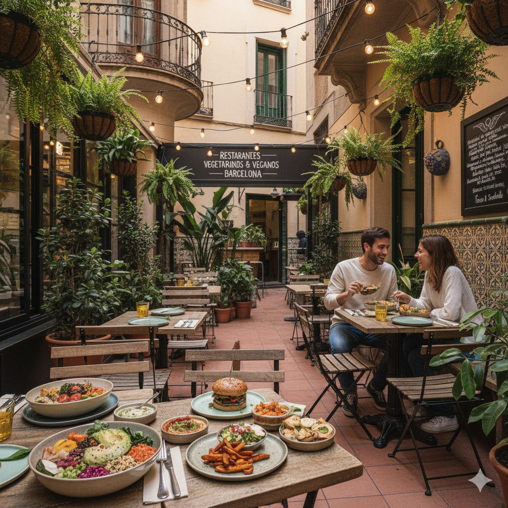 Restaurantes vegetarianos y veganos en Barcelona