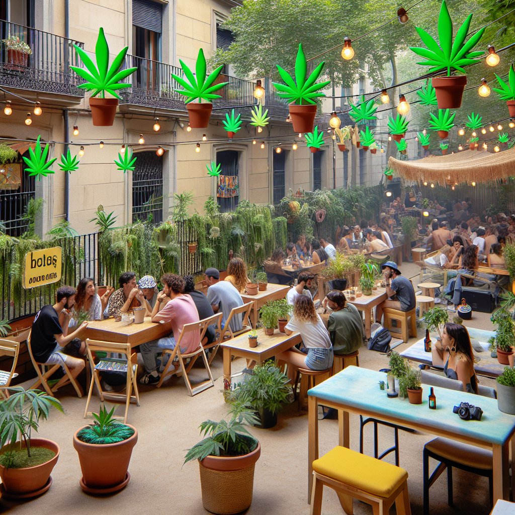 terrazas cannabis-friendly en Gràcia